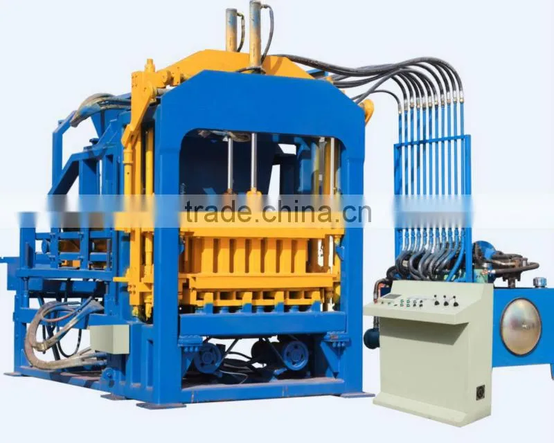 Popular QT4-15 full auto construction hollow blocks making machine cost