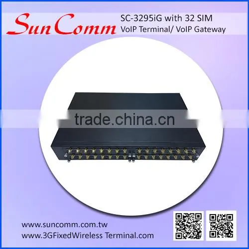 SC-3295iG with 32 SIM for SMS Termination GSM VoIP Gateway
