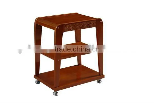 2012 New design wood beauty salon trolley cart BD-M