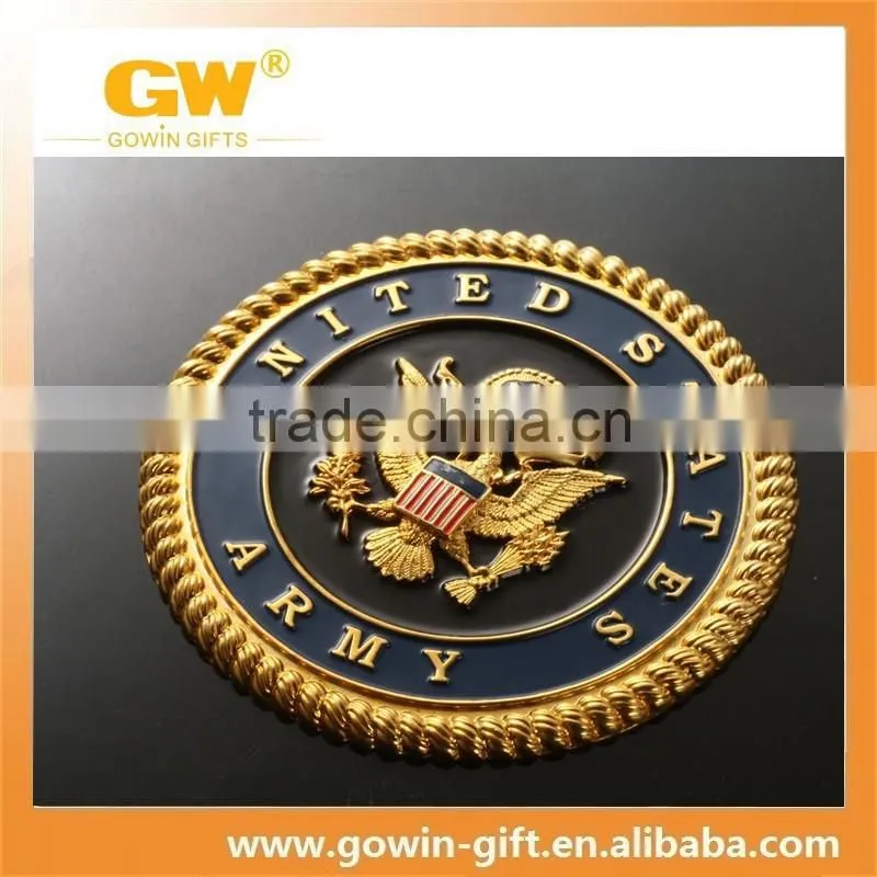 Custom souvenir engraved metal fake gold coin