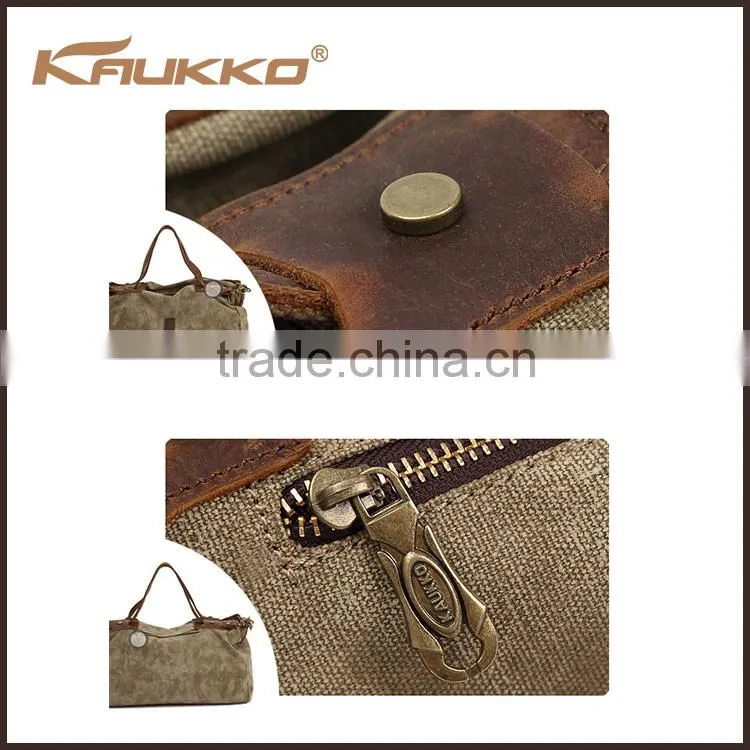 fashion ladies waxed canvas tote bag with cheap price