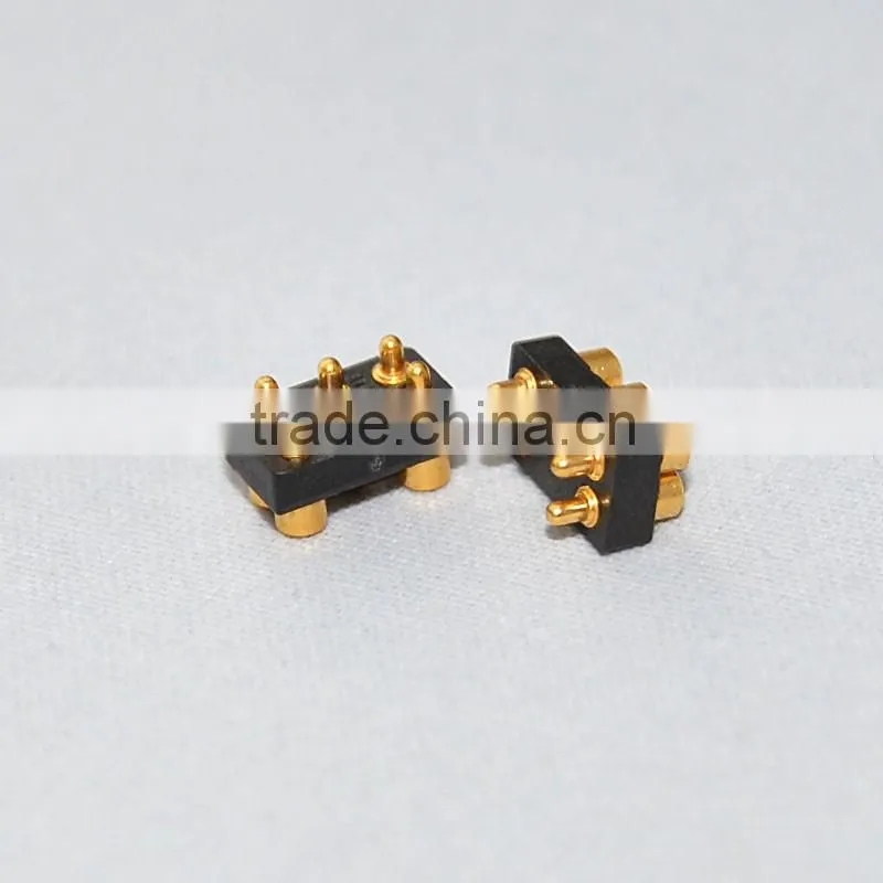 4 pin connector,pogo pin connector,spring loaded pogo pin battery connector