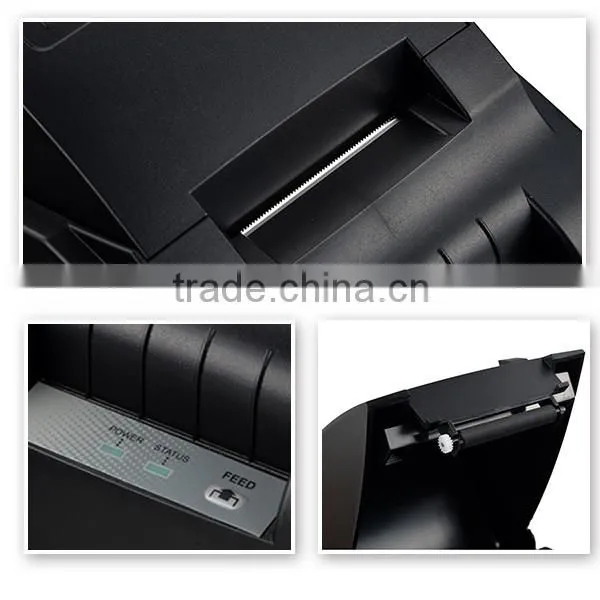 POS-58III 58mm cheap financial desktop pos thermal printer with Parallel/RS232/USB