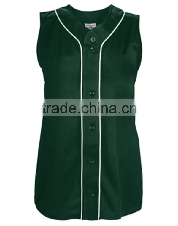 wholesale blank plain red cheap softball uniforms
