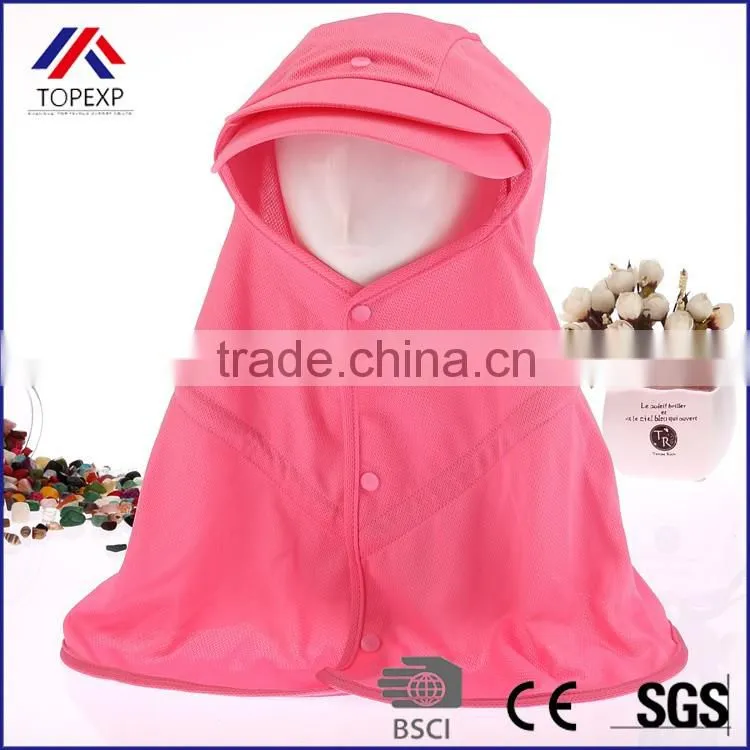 Polyester Sun Cap Lady Duarable Summer Hat