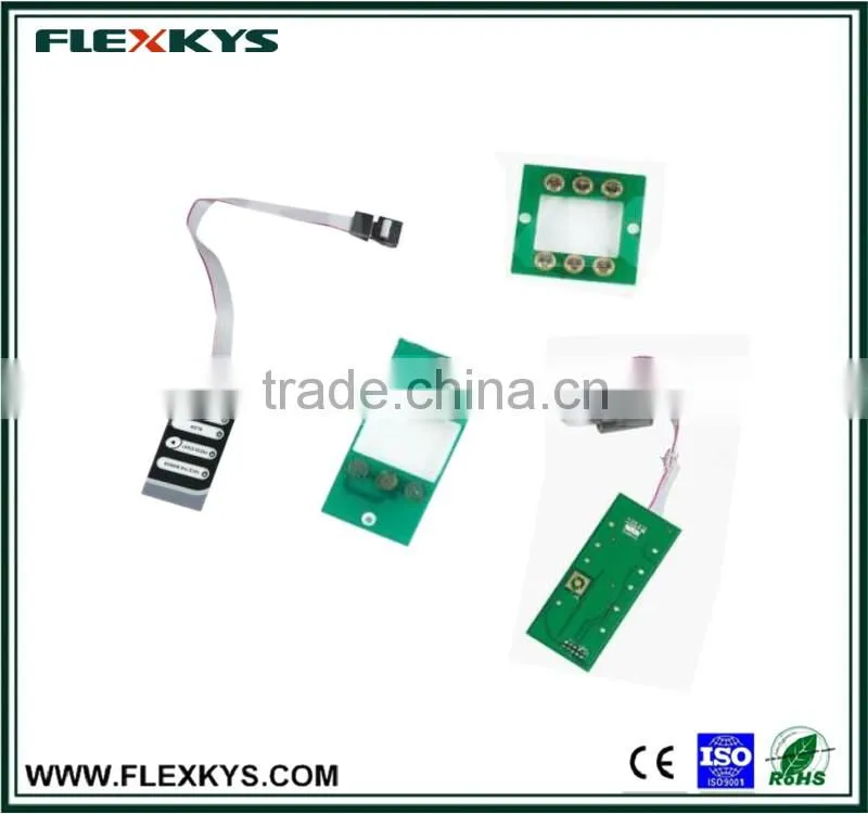 Matrix PCB waterproof membrane switch for household appliances heat resisting