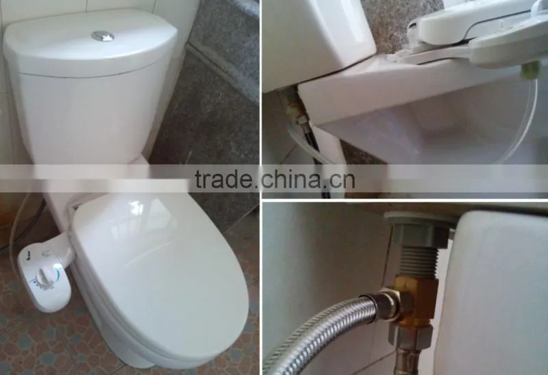 Portable bathroom fittings plastic pussy shattaff bidet toilet