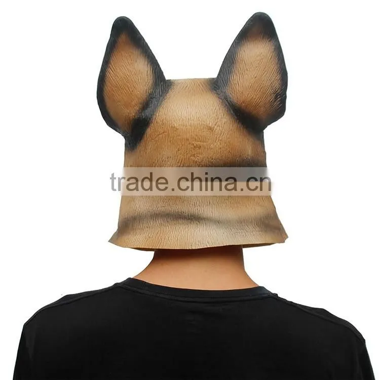 2016 Hot selling cheap diy white party wolf dog head mask