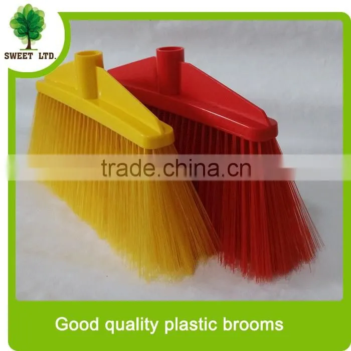 Top quality plastic broom with pomotion lowest price Angle broom