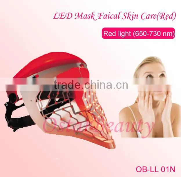 (CE/ISO13485) 3 led colors therapy led mask for facial rejuvenation OB-LL 01N