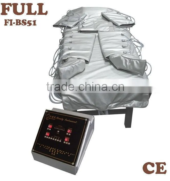 3 in 1 EMS Muscle Stimulation Far Infrared Sauna Blanket Body Wrap Thermal Blanket Slimming