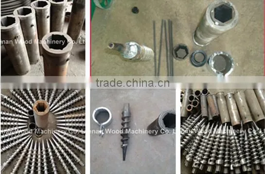 High calorific value coconut shell briquette machine