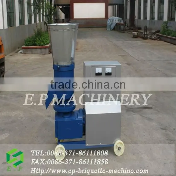 flat die wood pellet machine for straw