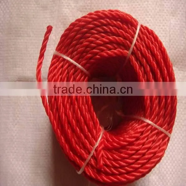 100% new material twisted PE rope for marine port