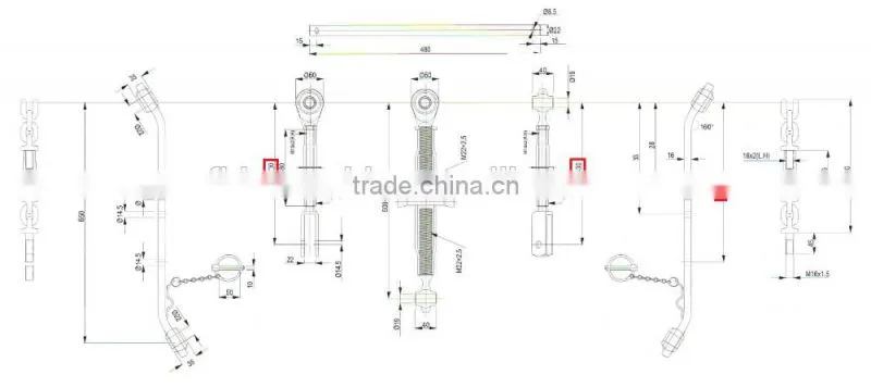 FACTORY PRICE KUBOTA LINKAGE, TOPLINK ASSEMBLY, KUBOTA PARTS FOR SALES