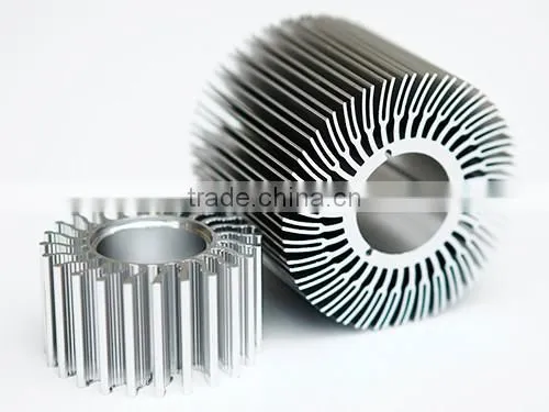 High Quality Extruded Sunflower Aluminum Profile for Heatsink