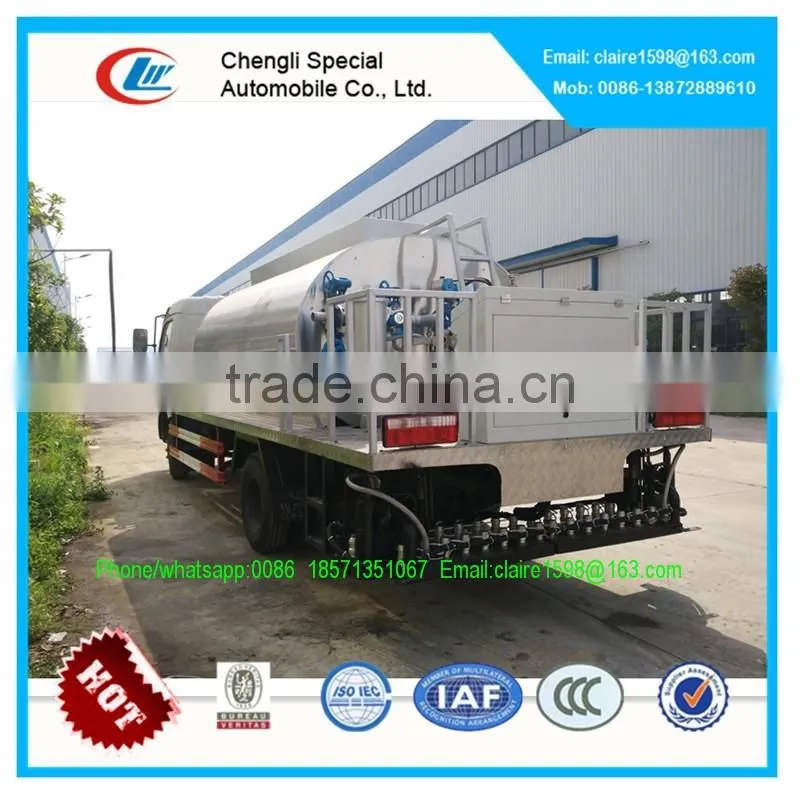 DongFeng intelligent asphalt spray truck 8CBM , asphalt distributor trucks for sale