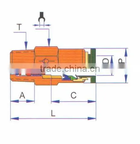 China JULY manufactory supplier zinc alloy check valve pneumatic connection pipe fittings