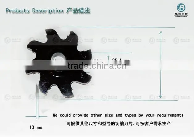 Notched Style Carbide Inserts for building field