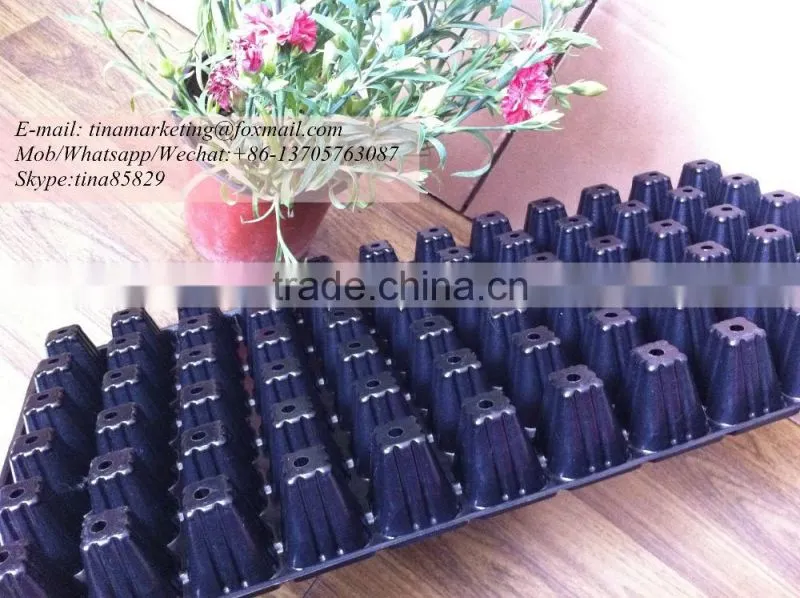 Custom PS Plastic Type and Nursery Seedling Germination Tray & Gardenning Plastic Plant Seed Starting Tray