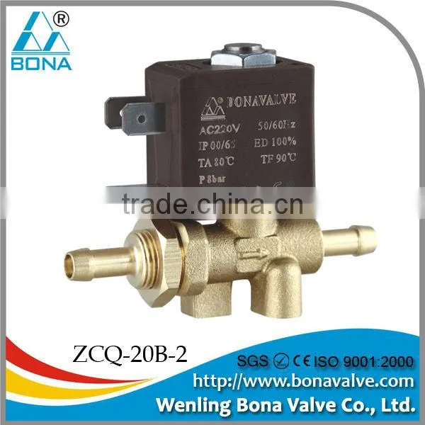 Air Co2 welding machine air control Aluminum Solenoid Valve 24v ZCQ-06ALV