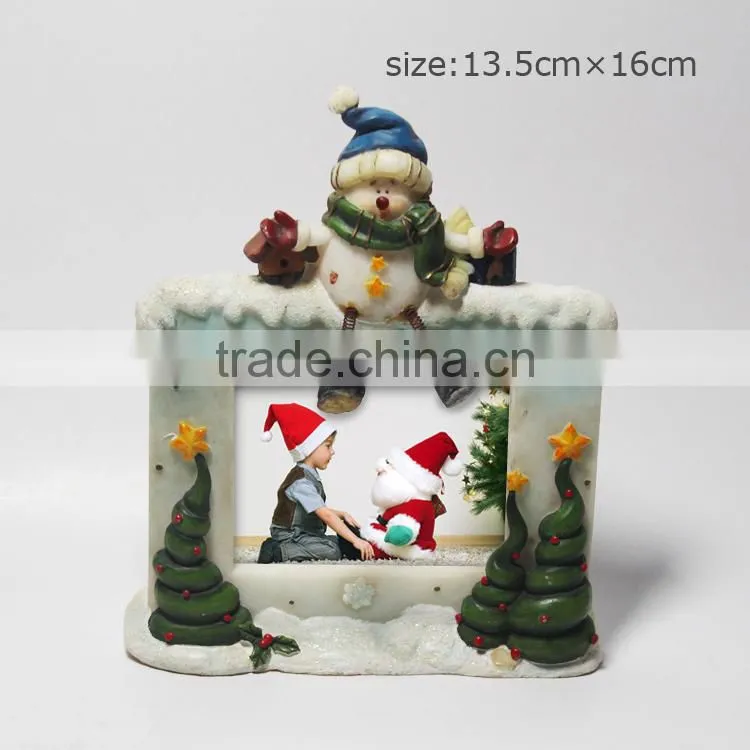 Custom Beautiful Resin Polyresin Christmas Photo Frame