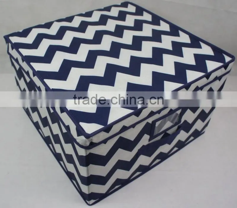 Functional non-woven ripple storage trunk storage box drawer