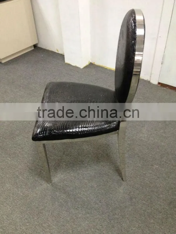 Luxury living room Furniture stainless steel chairs