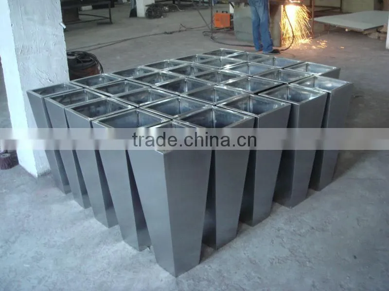 FO-9010 Stainless Steel Flower Pot for Garden Decor