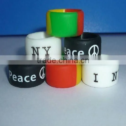 Lovely silicone finger ring