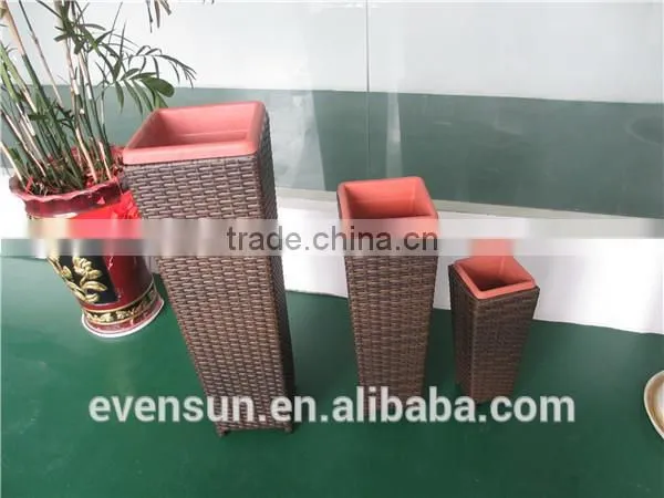 Hot sale good quality rattan flower pots