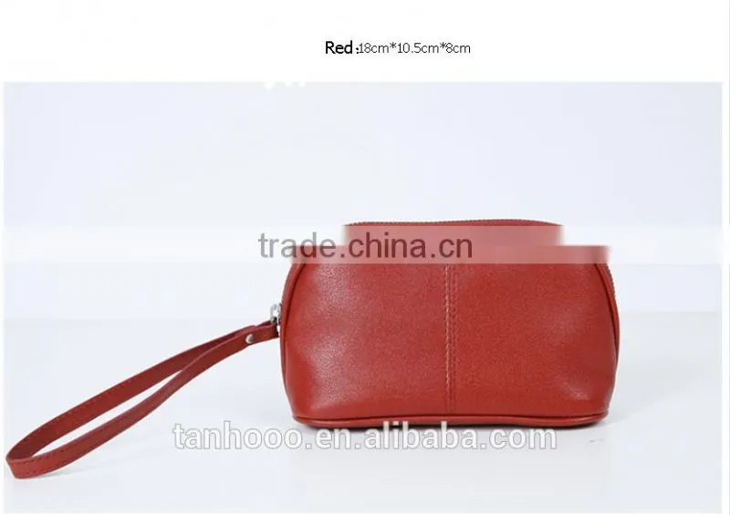 Fashion travel hanging professional wholesale PU leather makeup bag