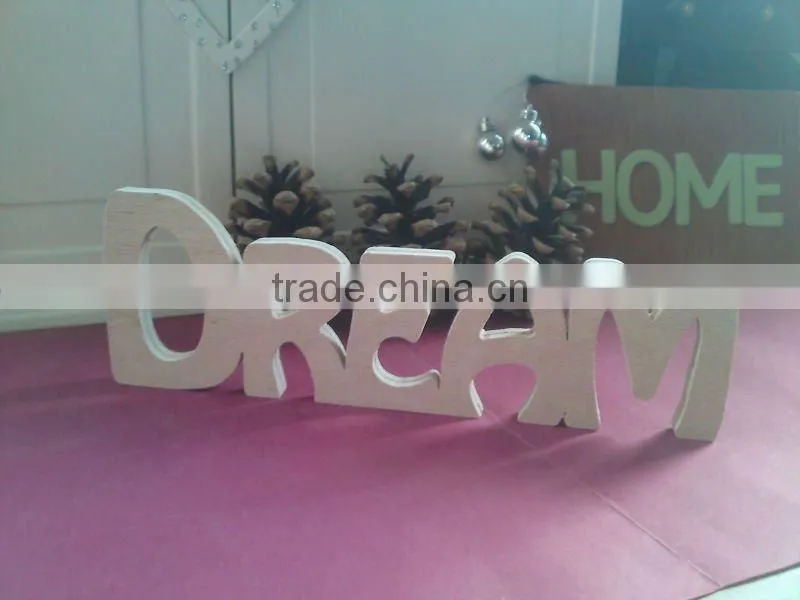 "home"decorative wooden alphabet letters for sale