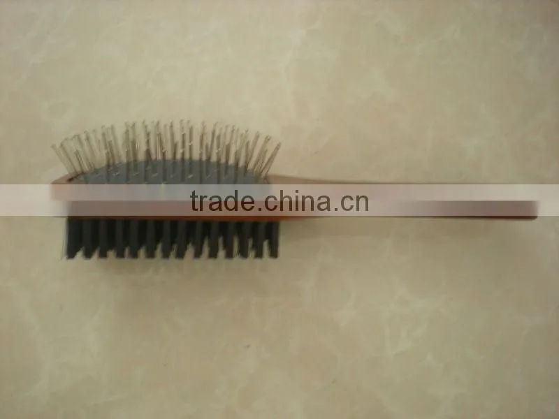 Double side pet grooming brush