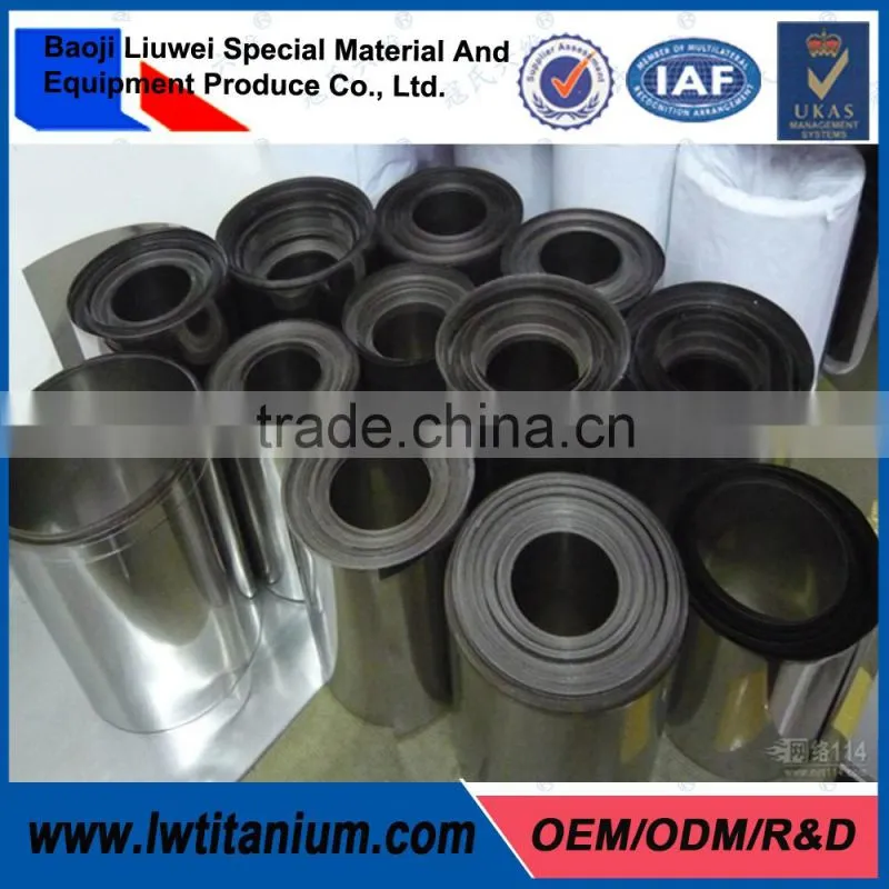 OEM CE 0.10mm Thick Titanium Grade 2 Strip