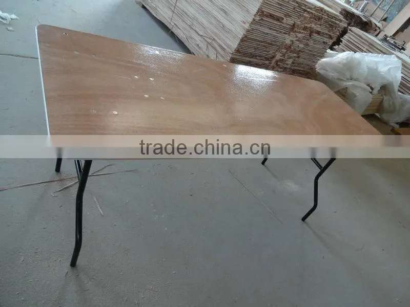 Dining table restaurant table hotel plywood wood folding banquet table