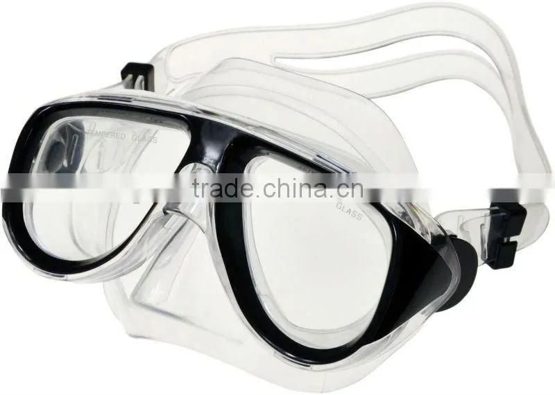 Prefessional silicone scuba diving mask snorkel fins set
