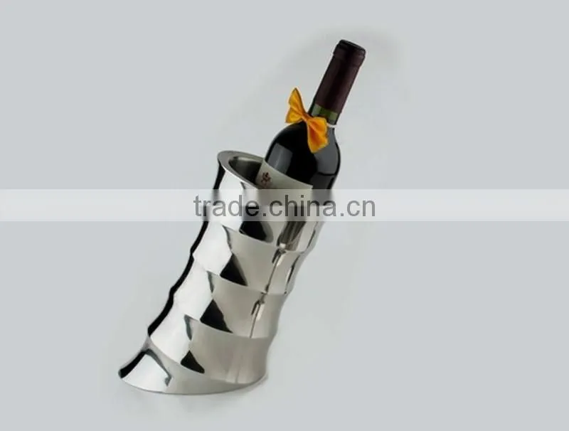Wholesale Unique Bamboo Shape Champagne Ice Bucket/Beer Ice Bucket