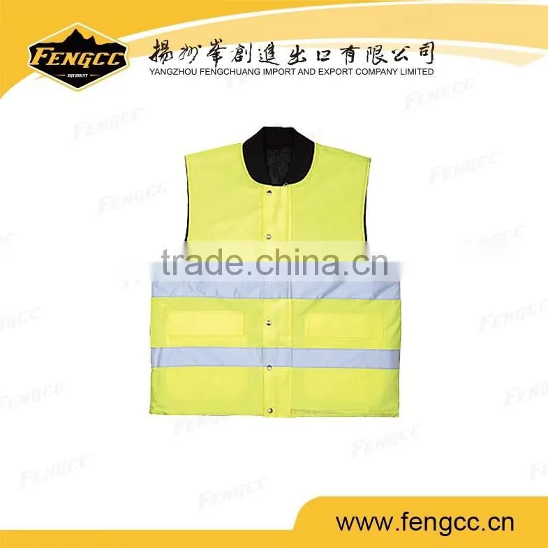 OEM Serivce roadway safety yellow reflection safety vest