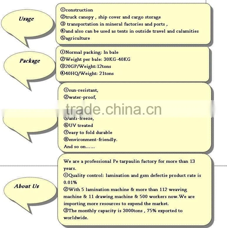 plastic tarpaulin sheet