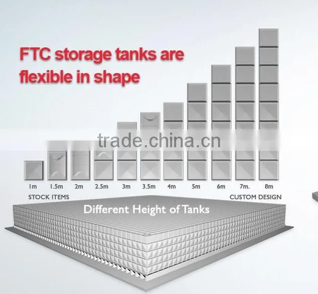 Enameled water storage tank with anti-corrision for hot water tank in Huili with factory price