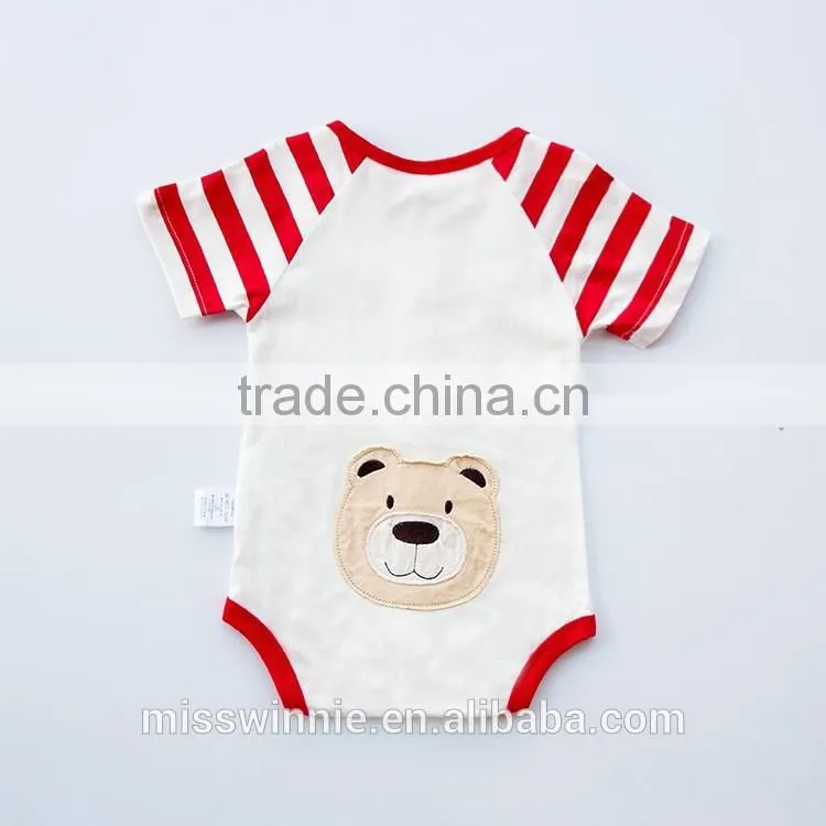 Wholesale Top Quality Newborn Baby Unisex Romper 100% Cotton Baby Clothes Short Sleeve Baby Rompers