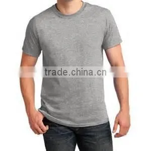 Wholesale 95% cotton 5% Elastic O neck mens tee manufacturer white shirts blank t-shirt