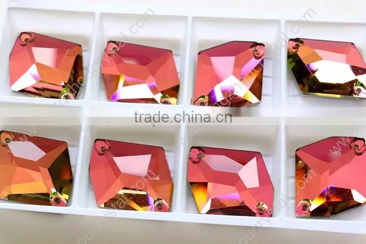 Special k5 crystal machine cut sewing on flatback stone tear drop rhinestones