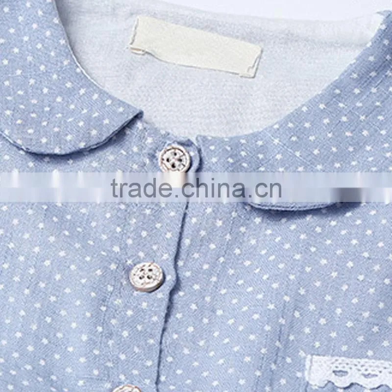 Eco-Friendly Autumn Fashion Clothing Novelty Style Little Girl Dress Cotton For Party