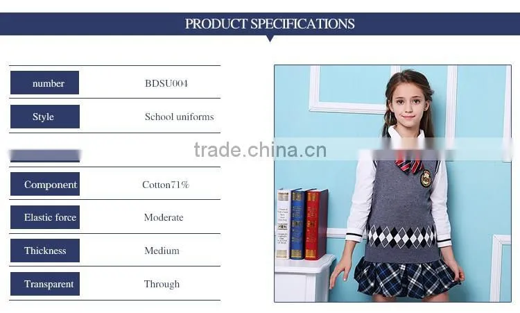 Unisex School Uniform Winter Vest For Boys And Girls