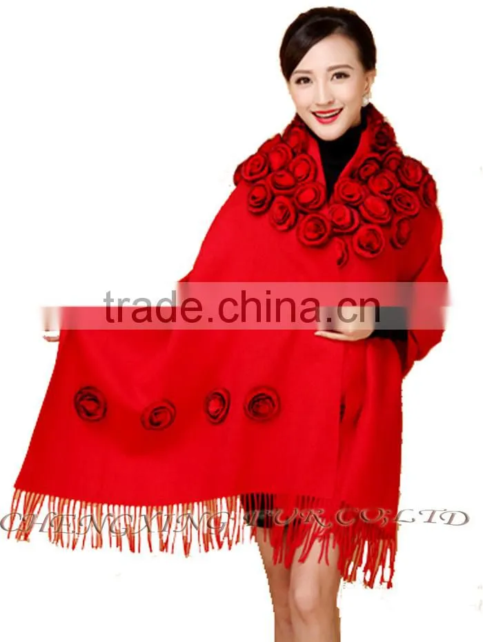 CX-B-P-37B Ladies Fashion Cashmere Fringes For Shawls