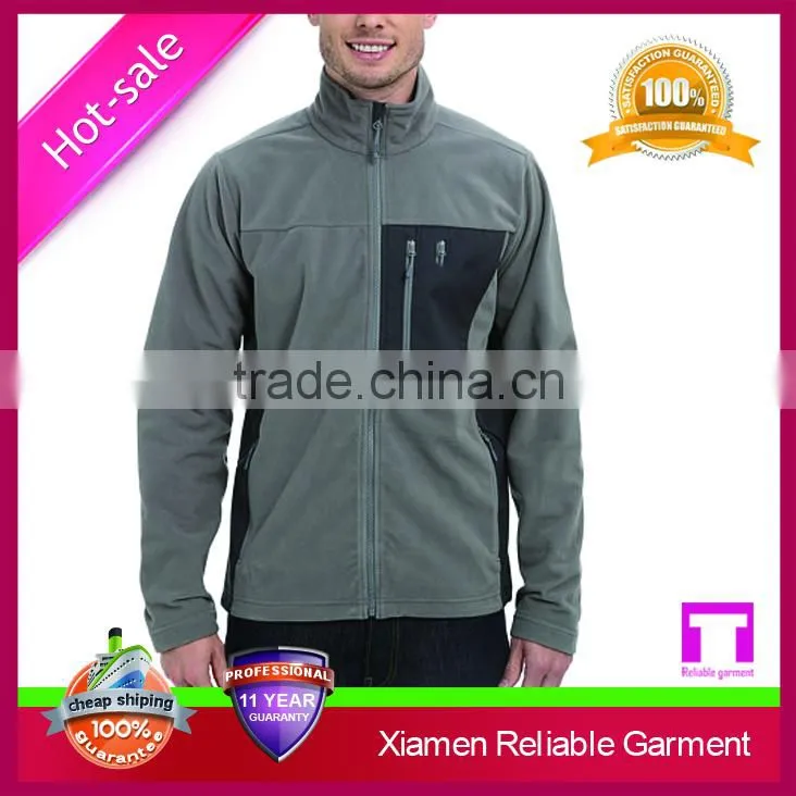 100% Polyester Fleece Jacket perfect for hiking and backpacking