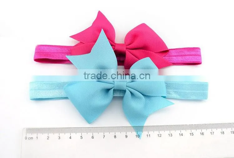 hair bow with elastic hair band