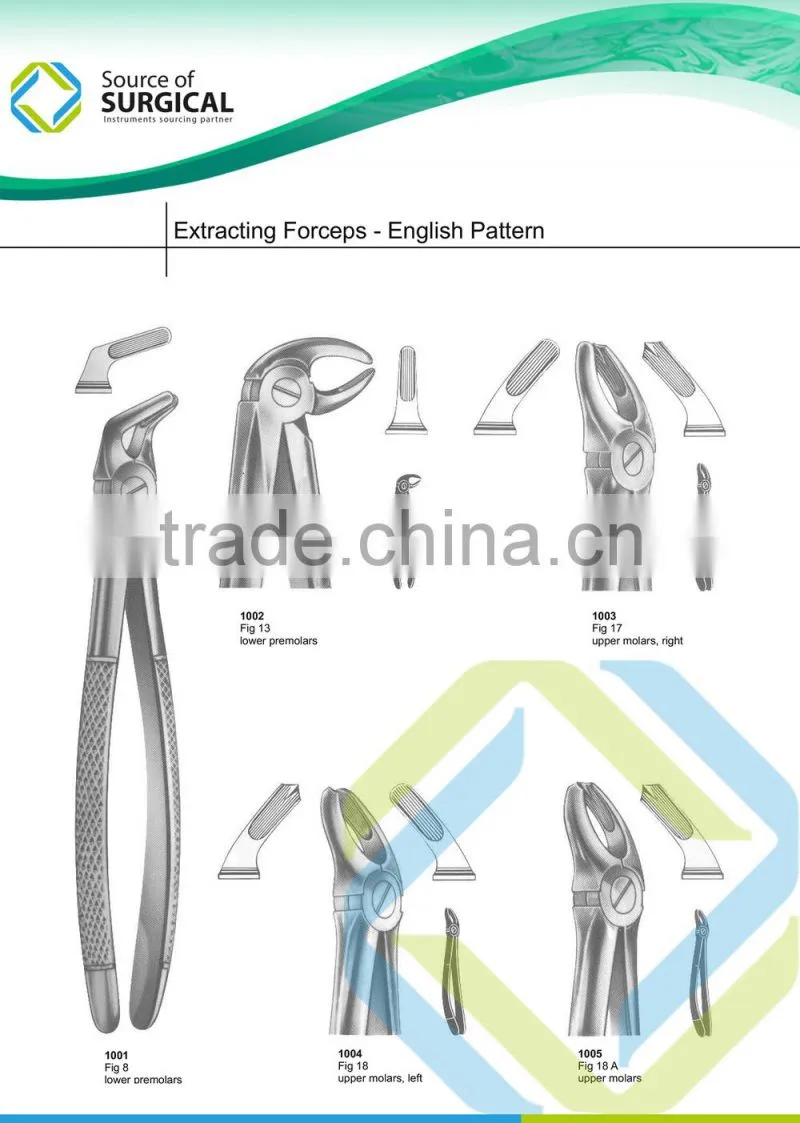 Extracting Forceps / Dental Forceps / Teeth Revomer Forceps